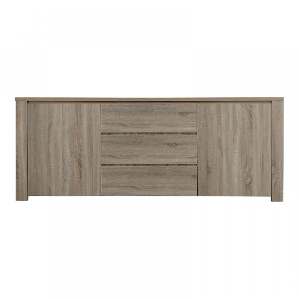 Μπουφές Kalya pakoworld σε sonoma απόχρωση 220x49x89.5εκ