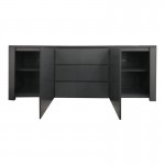 Μπουφές Kalya pakoworld σε ανθρακί απόχρωση 220x49x89.5εκ