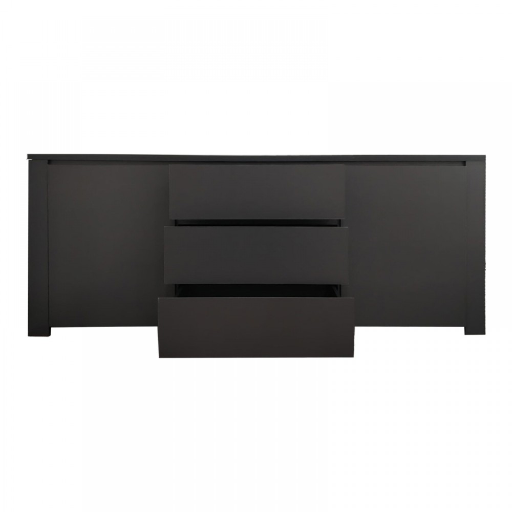 Μπουφές Kalya pakoworld σε ανθρακί απόχρωση 220x49x89.5εκ