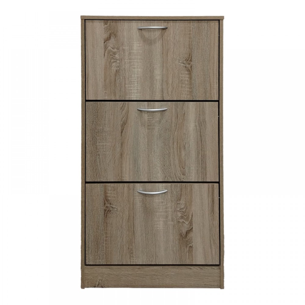 Παπουτσοθήκη Savaz pakoworld σε sonoma απόχρωση 60x24x114εκ