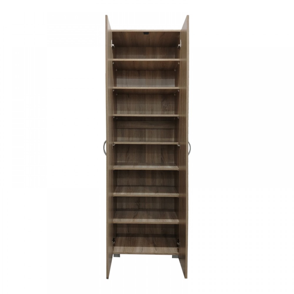 Παπουτσοθήκη-Ντουλάπα Racka pakoworld σε sonoma απόχρωση 58x34x186εκ