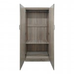 Ντουλάπα δίφυλλη Lego pakoworld σε Sonoma απόχρωση 80x42x180εκ