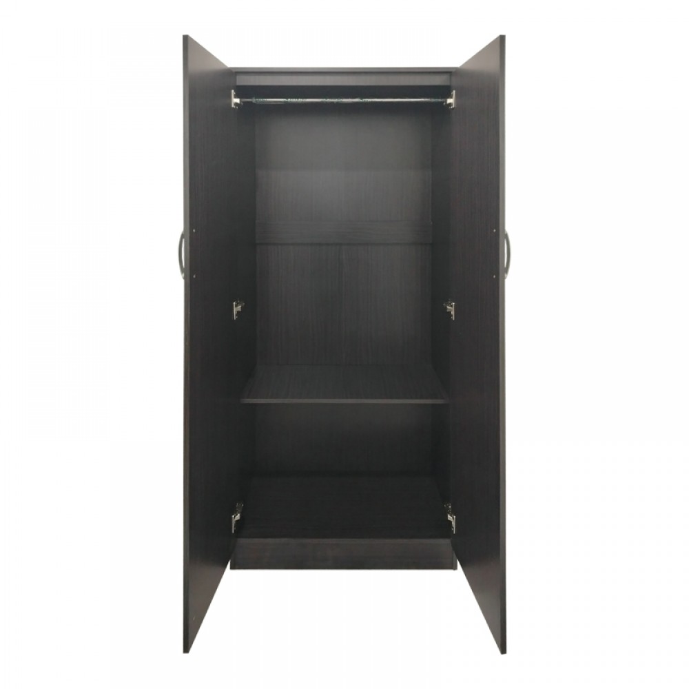 Ντουλάπα δίφυλλη Lego pakoworld σε wenge απόχρωση 80x42x180εκ