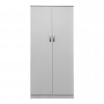 Ντουλάπα δίφυλλη Lego pakoworld σε λευκή απόχρωση 80x42x180εκ