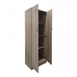 Ντουλάπα δίφυλλη Lego pakoworld σε sonoma απόχρωση 60x42x180εκ