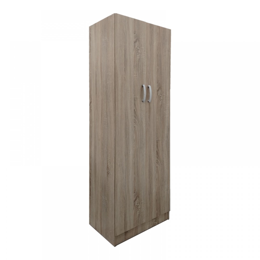 Ντουλάπα δίφυλλη Lego pakoworld σε sonoma απόχρωση 60x42x180εκ