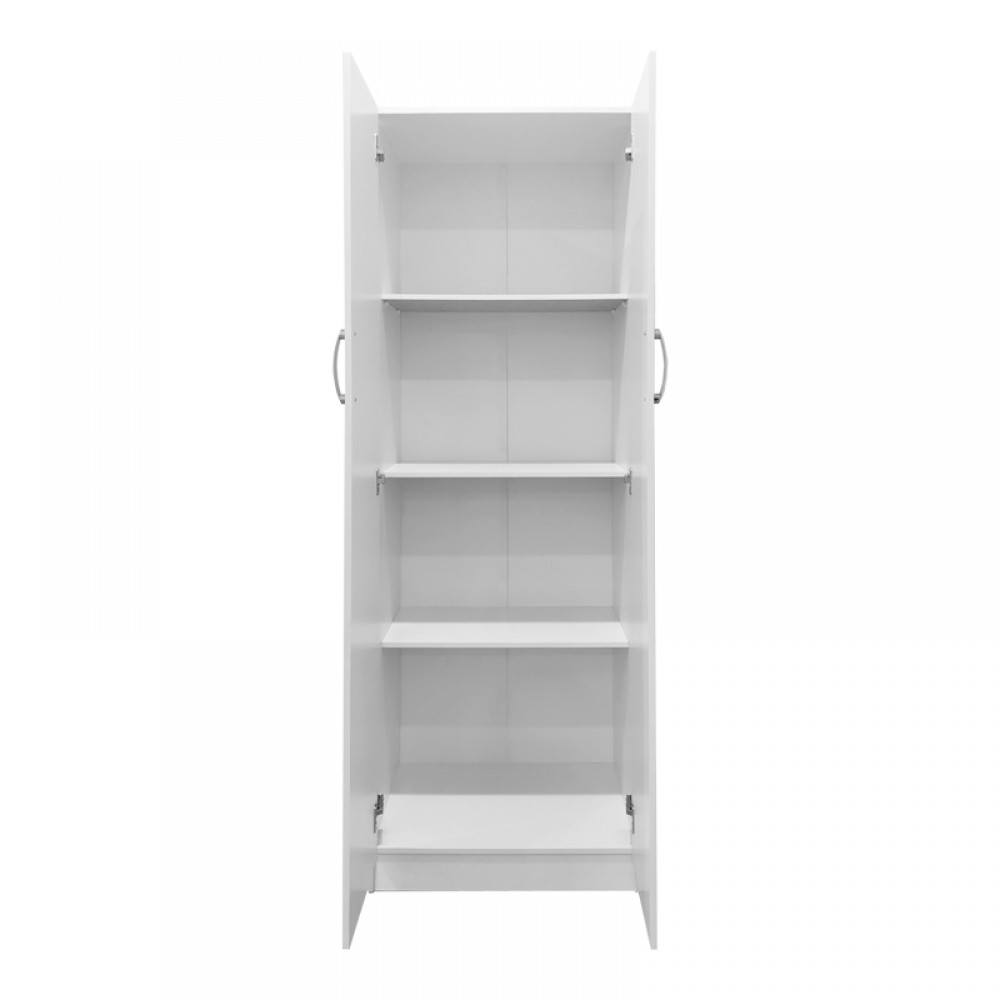 Ντουλάπα δίφυλλη Lego pakoworld σε λευκή απόχρωση 60x42x180εκ