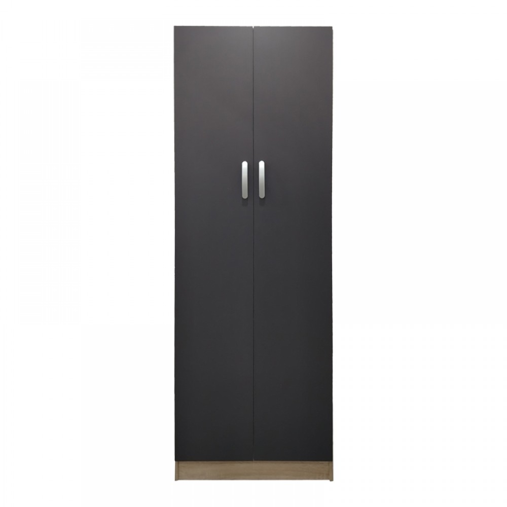 Ντουλάπα δίφυλλη Lego pakoworld σε sonoma-ανθρακί απόχρωση 60x42x180εκ