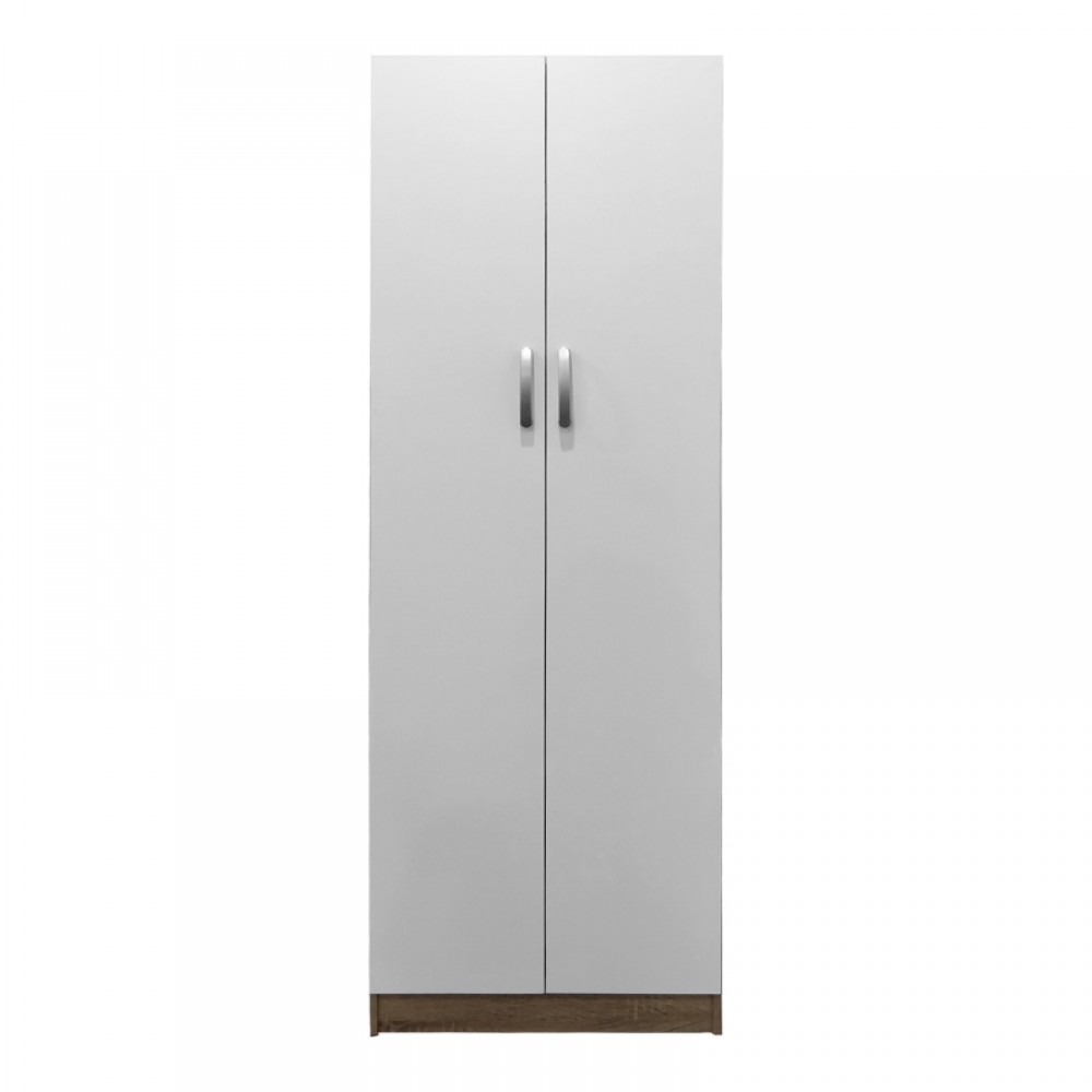 Ντουλάπα δίφυλλη Lego pakoworld σε sonoma-λευκή απόχρωση 60x42x180εκ