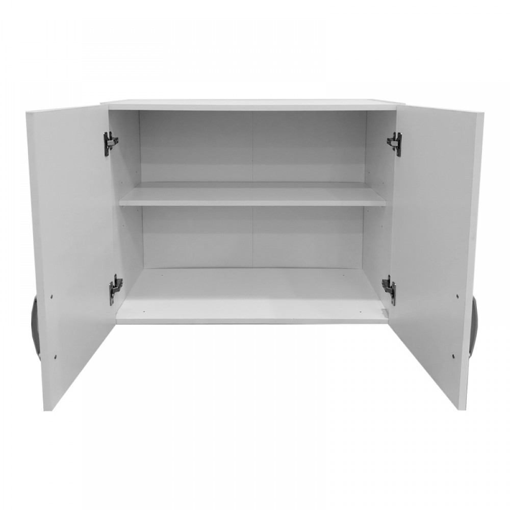 Πατάρι ντουλάπας δίφυλλο Lego pakoworld σε λευκή απόχρωση 80x42x60εκ