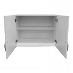 Πατάρι ντουλάπας δίφυλλο Lego pakoworld σε λευκή απόχρωση 80x42x60εκ