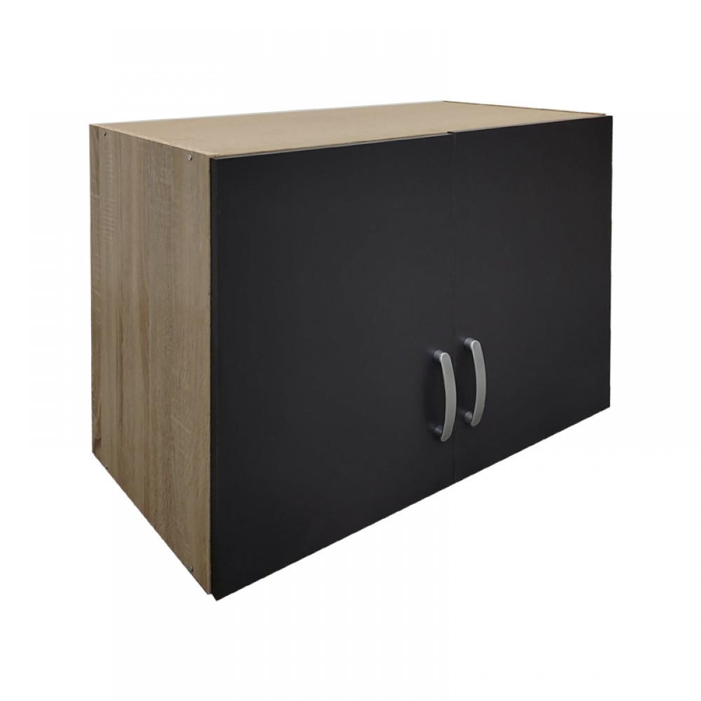 Πατάρι ντουλάπας δίφυλλο Lego pakoworld σε sonoma-ανθρακί απόχρωση 80x42x60εκ