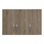 Πατάρι ντουλάπας τρίφυλλο Lego pakoworld σε sonoma απόχρωση 90x41.5x60εκ