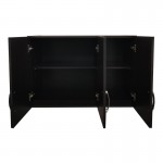 Πατάρι ντουλάπας τρίφυλλο Lego pakoworld σε wenge απόχρωση 90x41.5x60εκ