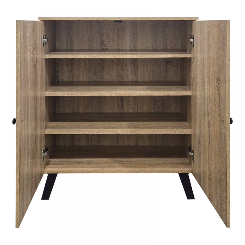 Παπουτσοθήκη-ντουλάπι Cathi pakoworld sonoma 80x34x95εκ