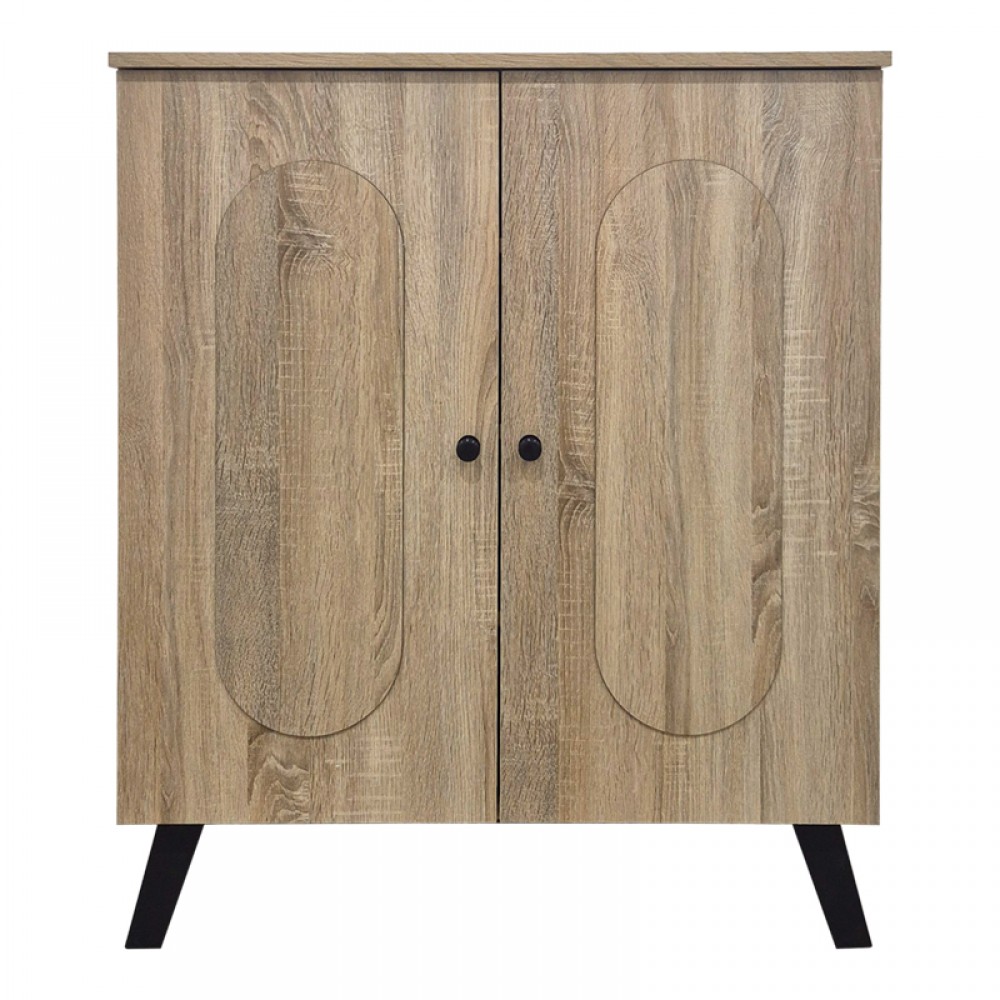 Παπουτσοθήκη-ντουλάπι Cathi pakoworld sonoma 80x34x95εκ