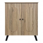 Παπουτσοθήκη-ντουλάπι Cathi pakoworld sonoma 80x34x95εκ