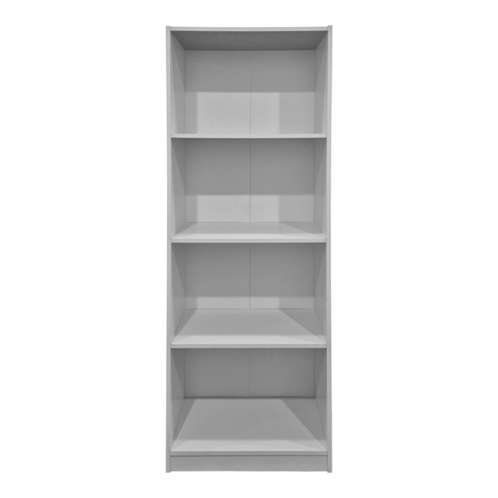 Βιβλιοθήκη Kendy pakoworld λευκό 60x30x167εκ