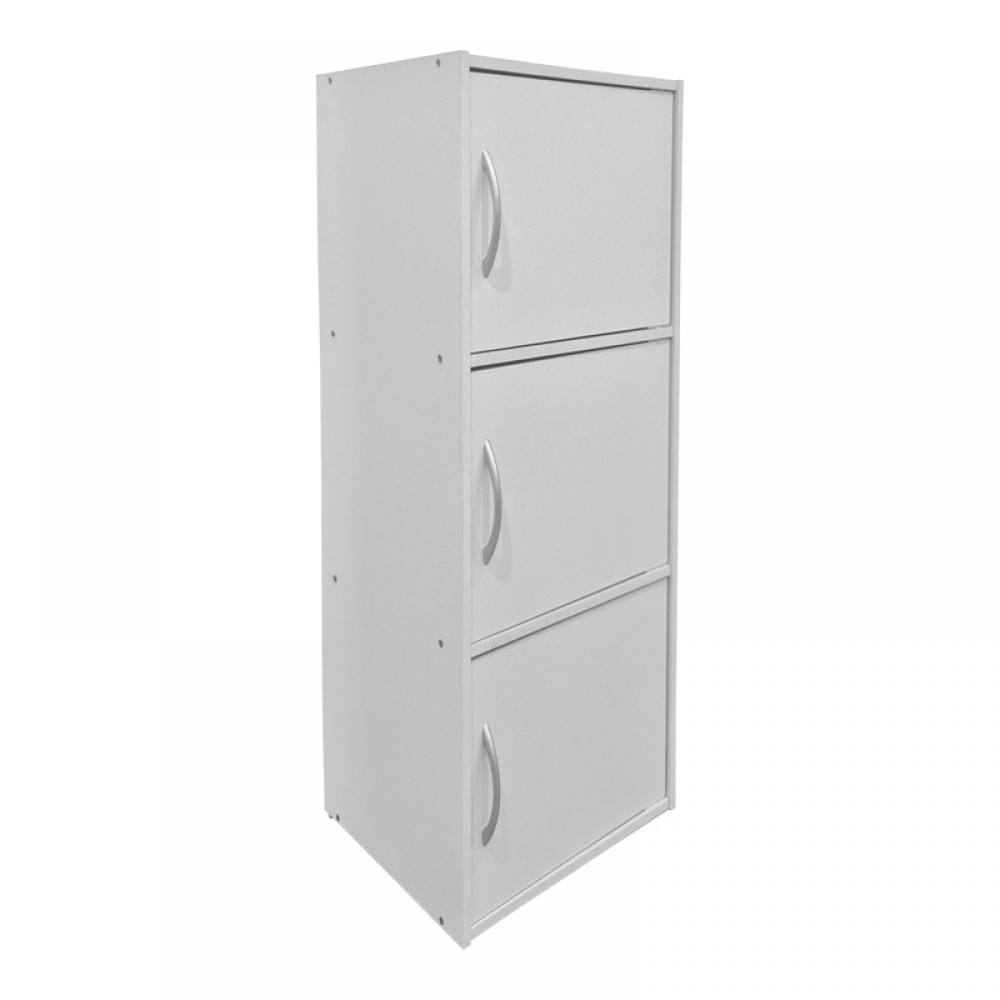 Ντουλάπι-στήλη Soline pakoworld λευκό 40x34.5x90.5εκ