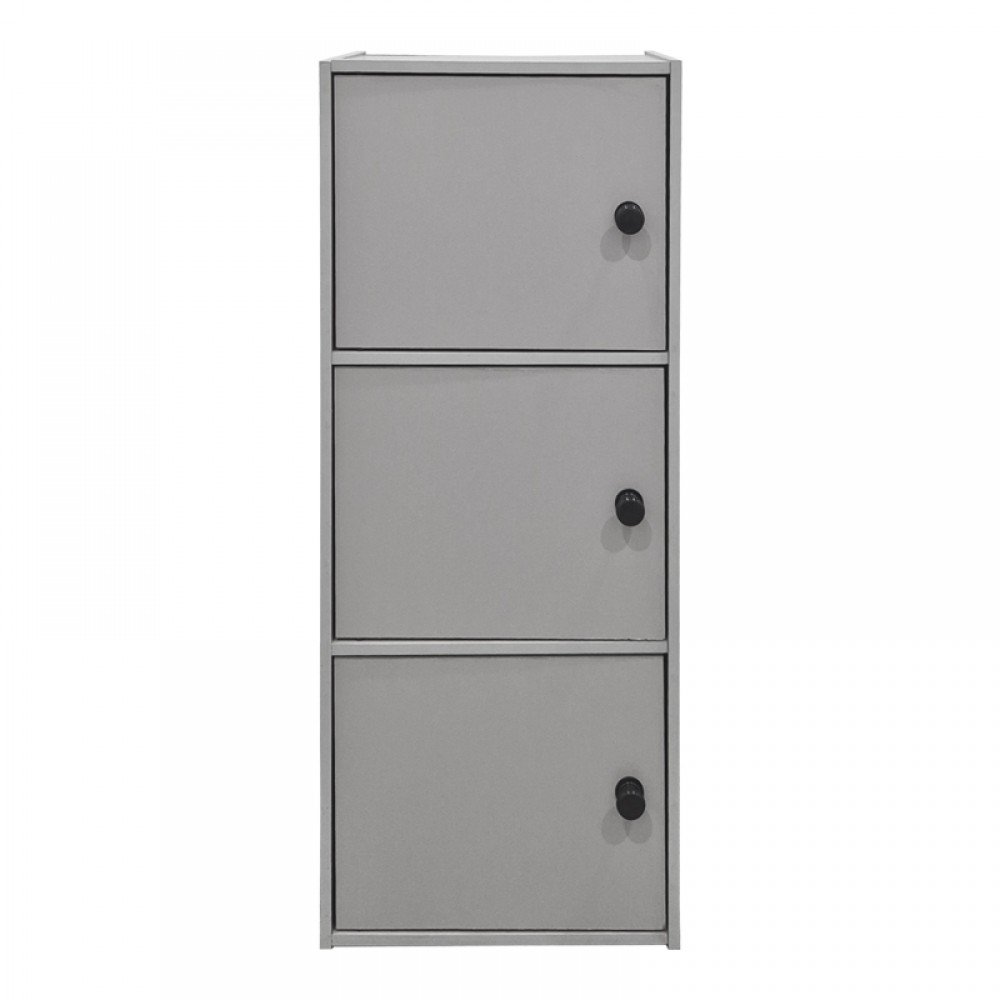 Ντουλάπα-στήλη Wirdia pakoworld ανοιχτό γκρι 30.5x24x71.5εκ