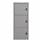 Ντουλάπα-στήλη Wirdia pakoworld ανοιχτό γκρι 30.5x24x71.5εκ