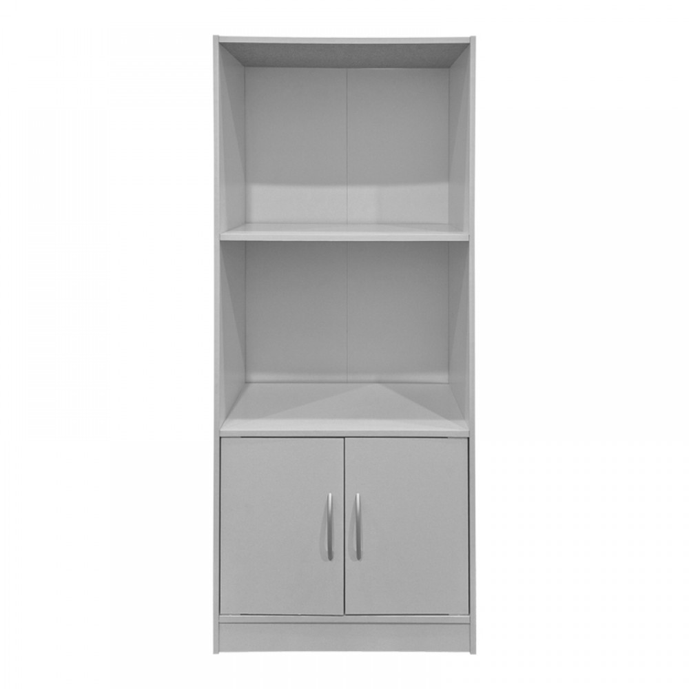 Βιβλιοθήκη Tekaro pakoworld λευκή 60x30x120εκ