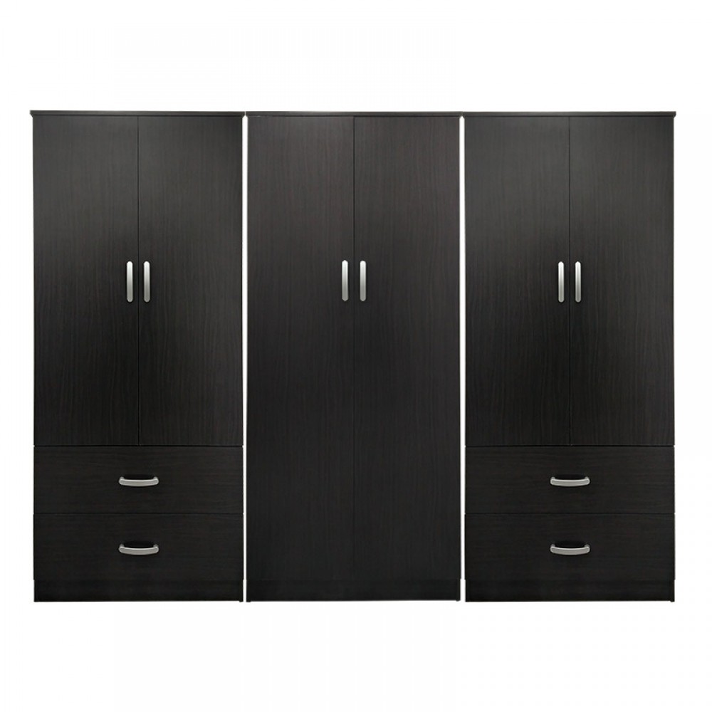 Ντουλάπα εξάφυλλη Lego pakoworld wenge 240x42x180εκ