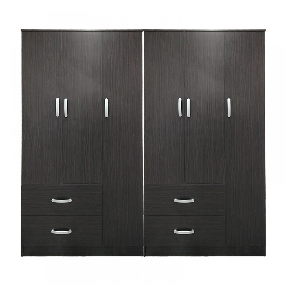 Ντουλάπα εξάφυλλη Lego pakoworld wenge 180x42x180εκ