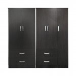 Ντουλάπα πεντάφυλλη Lego pakoworld wenge 170x42x180εκ