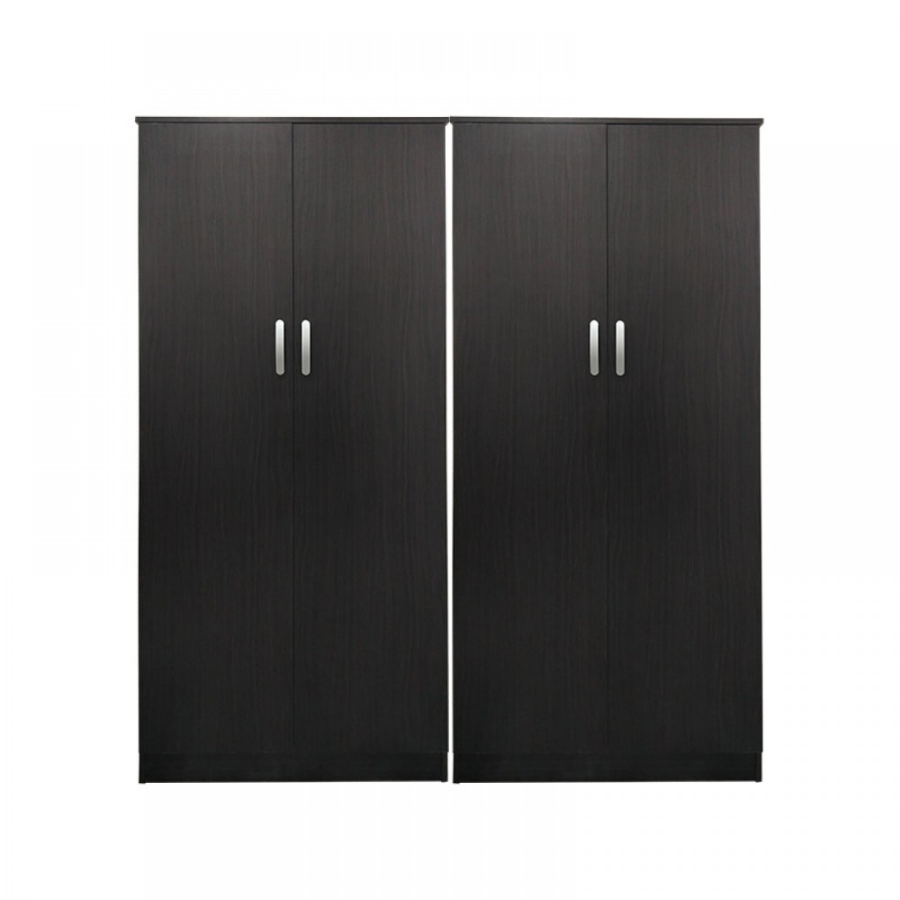 Ντουλάπα τετράφυλλη Lego Ι pakoworld wenge 160x42x180εκ