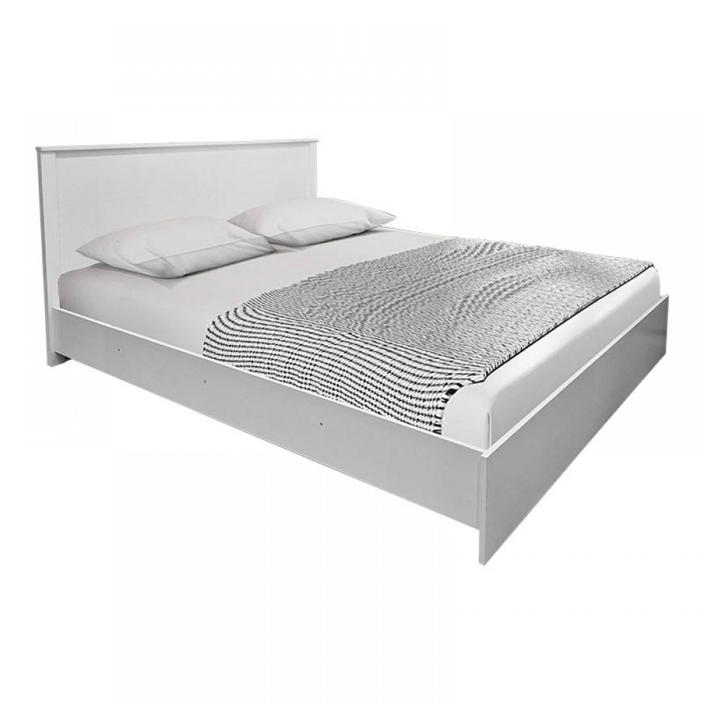 Σετ Κρεβατοκάμαρας Athos Λευκό με Κρεβάτι 160x200εκ Σετ 4τεμ