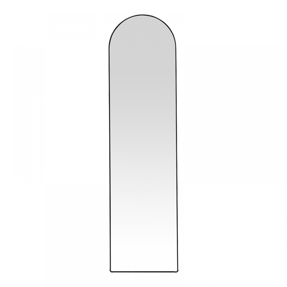 Καθρέπτης Plaza pakoworld αλουμίνιο σε μαύρη απόχρωση 40x28x150εκ