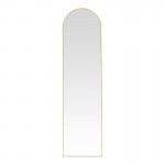 Καθρέπτης Plaza pakoworld αλουμίνιο σε χρυσή απόχρωση 40x28x150εκ