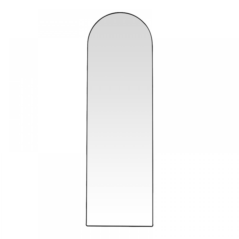 Καθρέπτης Plaza I pakoworld αλουμίνιο σε μαύρη απόχρωση 50x28x160εκ
