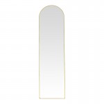 Καθρέπτης Plaza I pakoworld αλουμίνιο σε χρυσή απόχρωση 50x28x160εκ