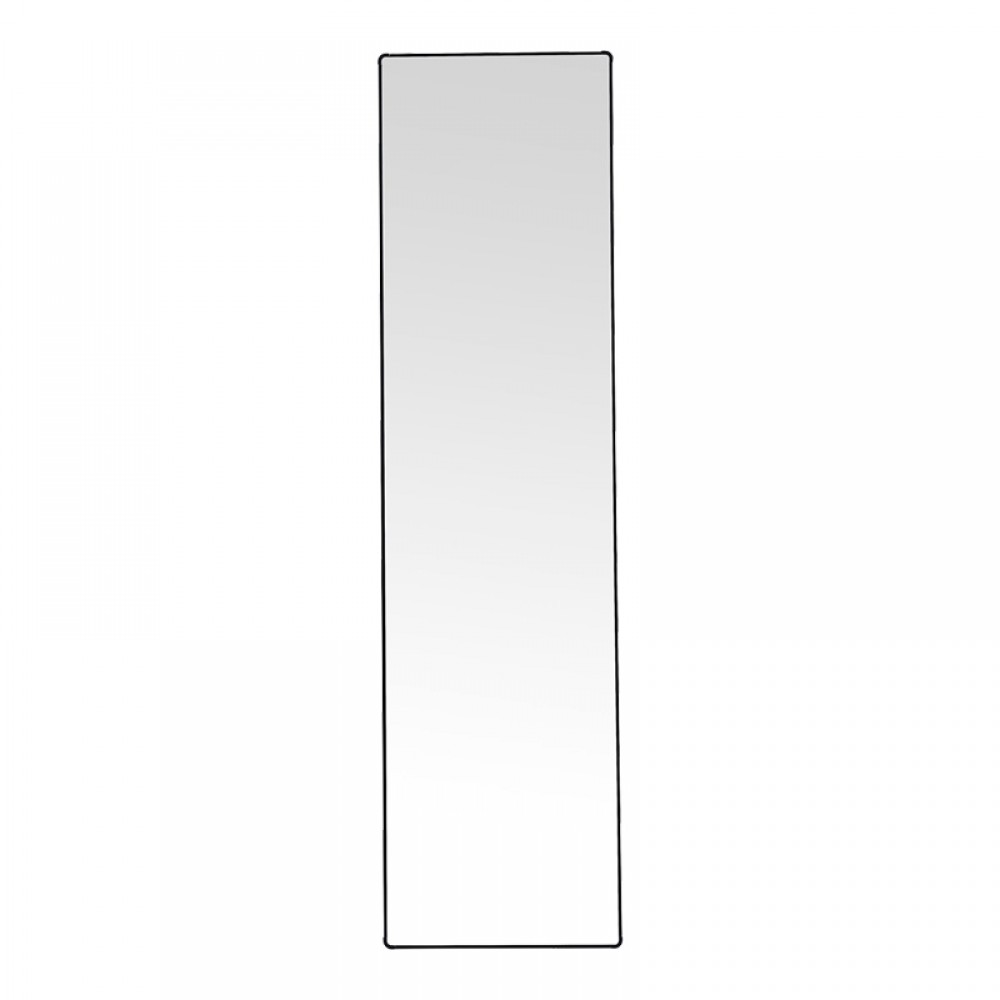 Καθρέπτης Moira pakoworld αλουμίνιο σε μαύρη απόχρωση 40x28x150εκ