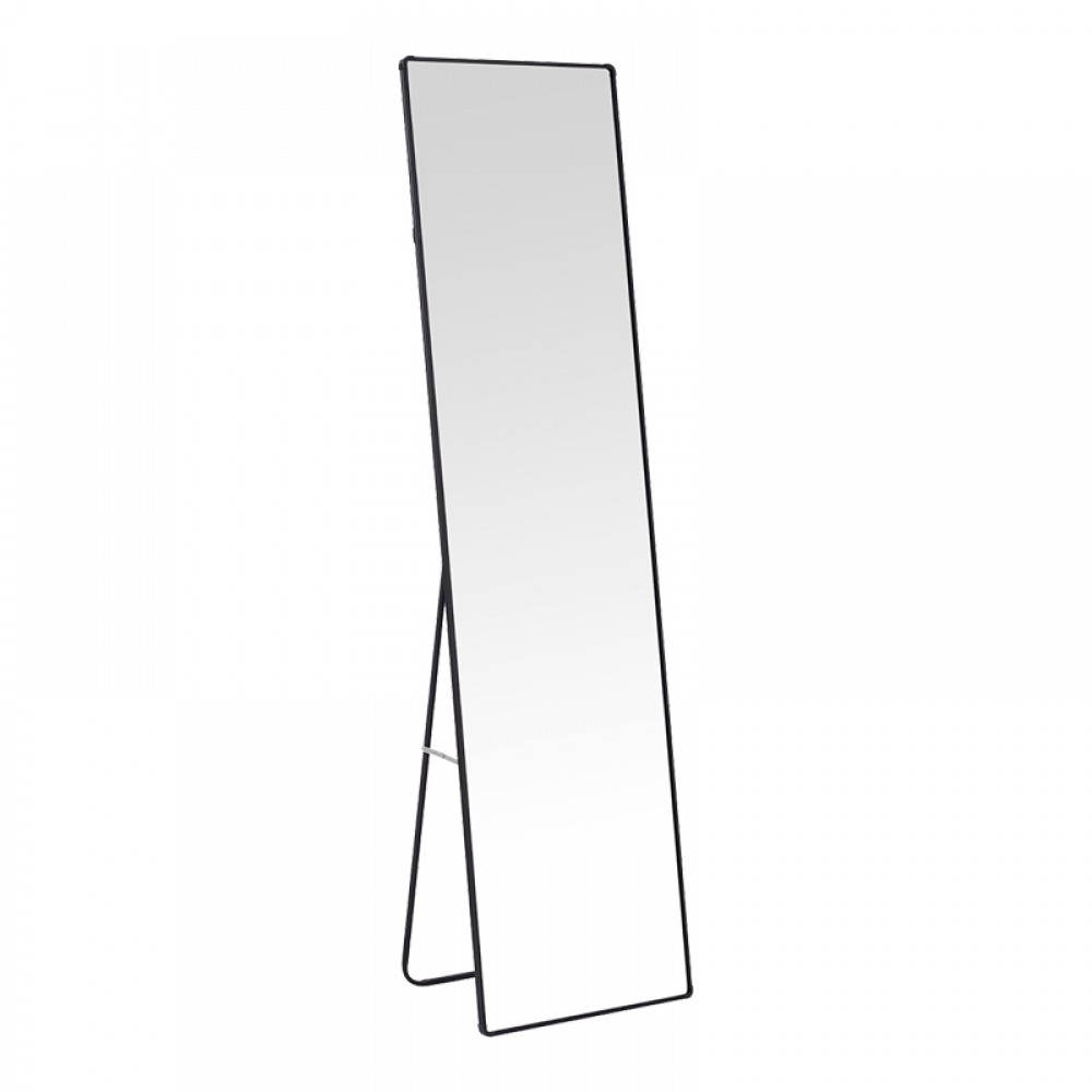 Καθρέπτης Moira pakoworld αλουμίνιο σε μαύρη απόχρωση 40x28x150εκ