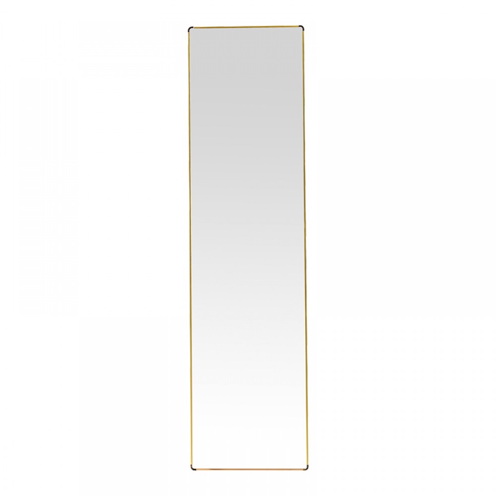 Καθρέπτης Moira pakoworld αλουμίνιο σε χρυσή απόχρωση 40x28x150εκ