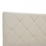 Κρεβάτι Dreamie pakoworld με αποθηκευτικό χώρο ύφασμα μπεζ 160x200εκ