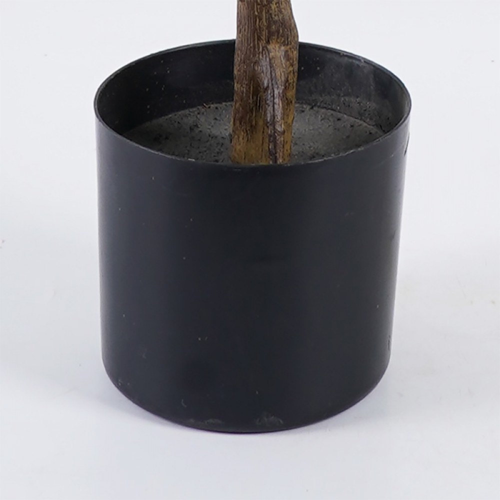 Διακοσμητικό φυτό σε γλάστρα Ficus Lyrata Inart πράσινο Φ70x130εκ