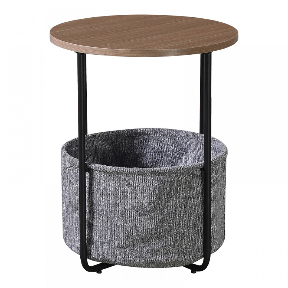 Βοηθητικό τραπέζι Fredami pakoworld sonoma Φ40x50εκ