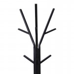 Καλόγερος Denner pakoworld μέταλλο σε μαύρη απόχρωση 48.5x48.5x180εκ