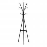 Καλόγερος Denner pakoworld μέταλλο σε μαύρη απόχρωση 48.5x48.5x180εκ