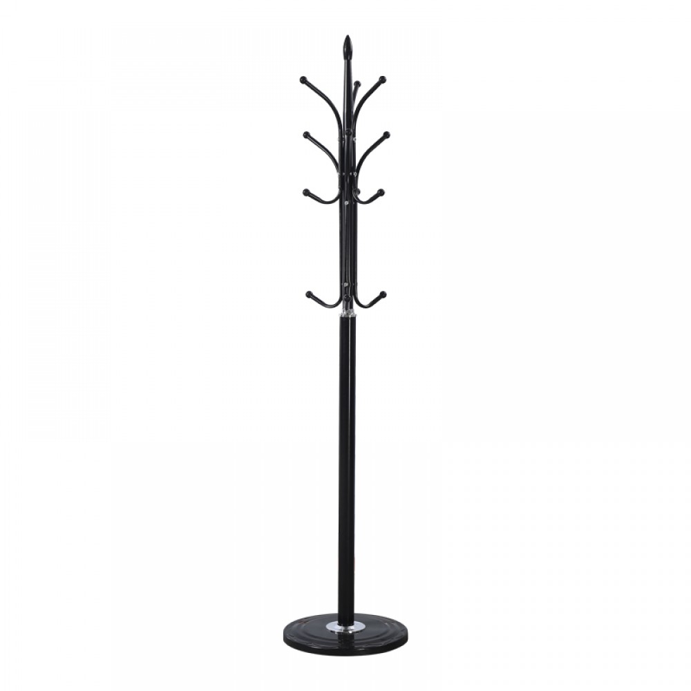 Καλόγερος Keleste pakoworld μέταλλο σε μαύρη απόχρωση Φ37x175εκ