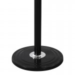 Καλόγερος Keleste pakoworld μέταλλο σε μαύρη απόχρωση Φ37x175εκ