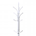 Καλόγερος Keleste pakoworld μέταλλο σε λευκή απόχρωση Φ37x175εκ