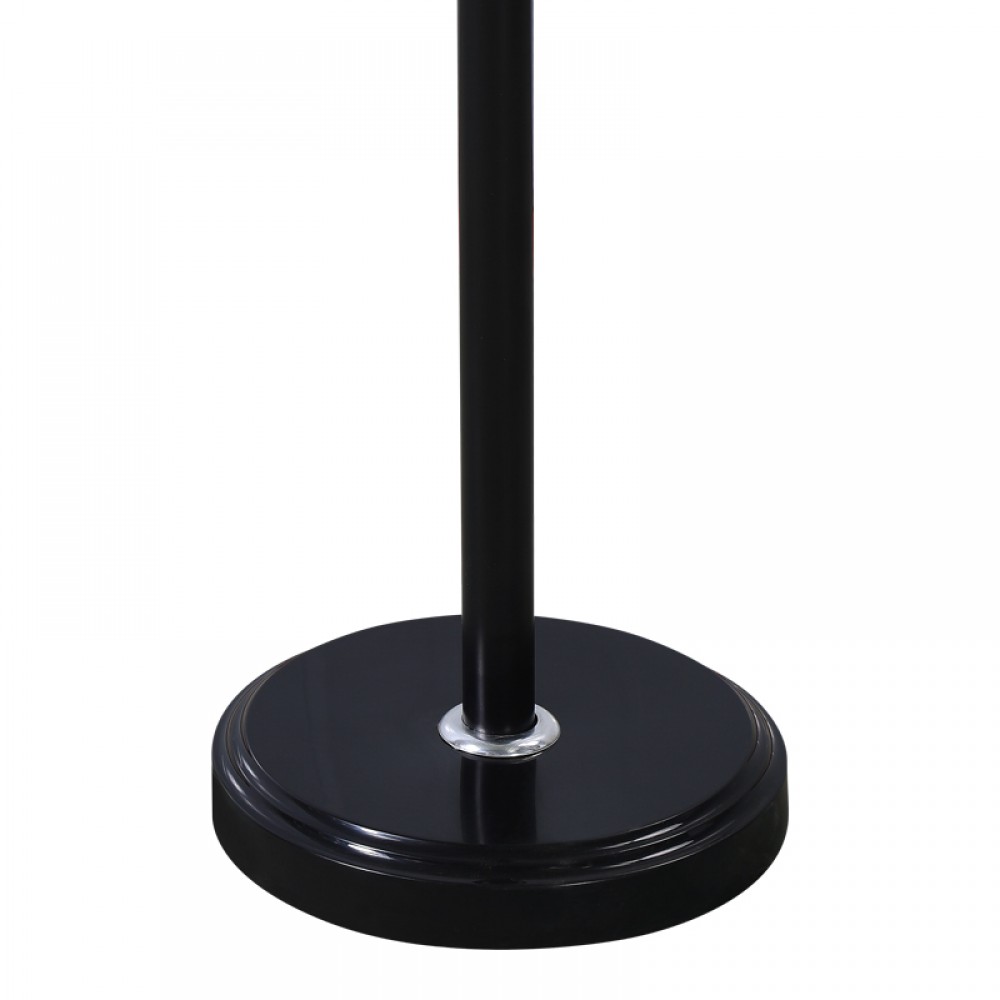 Καλόγερος Sinem pakoworld μέταλλο σε μαύρη-φυσική απόχρωση Φ30x175εκ