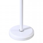 Καλόγερος Sinem pakoworld μέταλλο σε λευκή-φυσική απόχρωση Φ30x175εκ