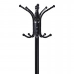 Καλόγερος Mendora pakoworld μέταλλο σε μαύρη απόχρωση 40x40x180εκ