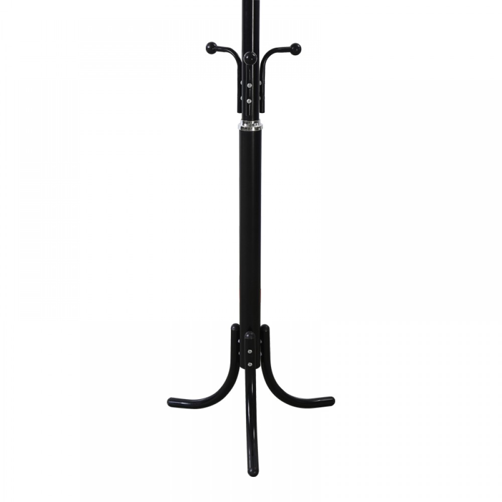 Καλόγερος Mendora pakoworld μέταλλο σε μαύρη απόχρωση 40x40x180εκ